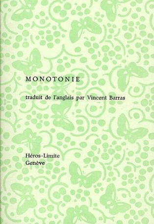 Emprunter Monotonie. Edition bilingue français-anglais livre