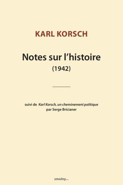 Emprunter Notes sur l'histoire (1942) livre