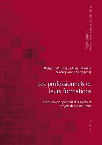 Emprunter Les professionnels et leurs formations livre