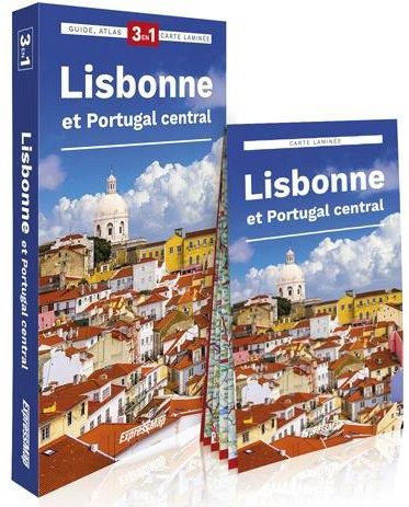 Emprunter Lisbonne et Portugal central. Guide + atlas + carte 1/17 500 livre