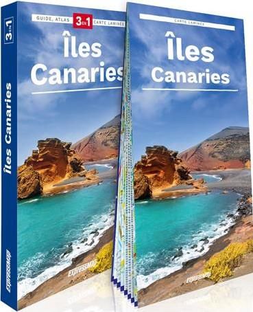 Emprunter Ile Canaries. Guide + Atlas + Carte laminée 1:150 000 livre