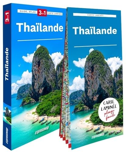 Emprunter Thaïlande. Guide + Atlas + Carte laminée 1/1 650 000, Edition 2023 livre