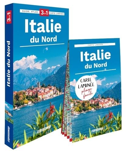 Emprunter Italie du Nord. Guide + Atlas + Carte laminée 1/650 000 livre