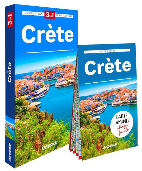 Emprunter Crète. Guide + Atlas + Carte 1/170 000 livre