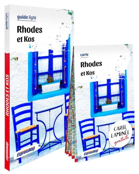 Emprunter Rhodes et Kos. Avec 1 carte laminée 1/160 0000, Edition 2024 livre