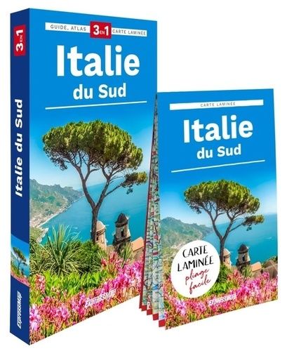 Emprunter Italie du Sud. Guide + Atlas + Carte laminée 1/1 050 000 livre