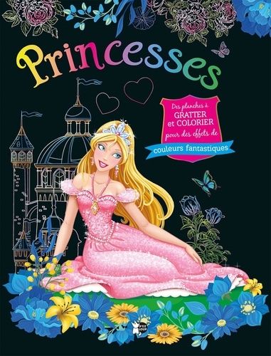 Emprunter Princesses. Des planches à gratter et colorier livre