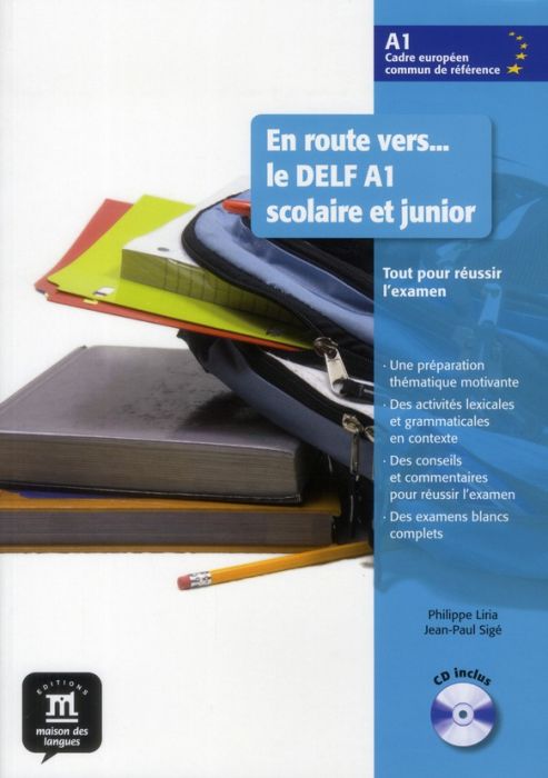 Emprunter En route vers le DELF A1 scolaire et junior. Tout pour réussir l'examen, avec 1 CD audio livre