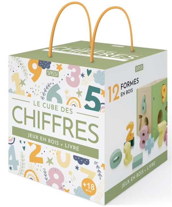 Emprunter Le cube des chiffres. Jeu avec 12 formes en bois + livre livre