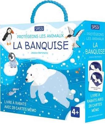 Emprunter Protégeons les animaux : La banquise. Coffret avec 1 livre à rabats et 28 cartes mémo livre