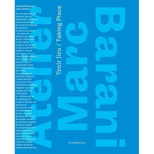 Emprunter Tenir lieu. Atelier Marc Barani, Edition bilingue français-anglais livre