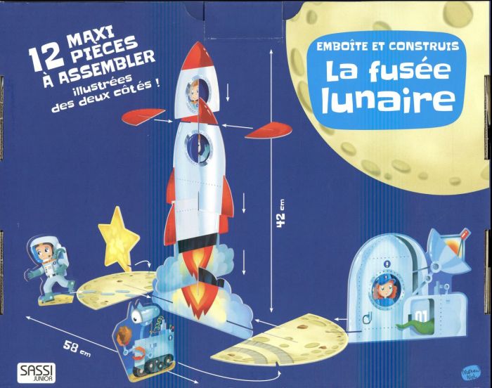 Emprunter Emboîte et construis la fusée lunaire livre