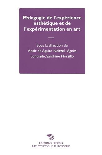 Emprunter Pédagogie de l’expérience esthétique et de l’expérimentation en art livre