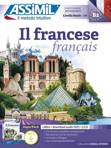 Emprunter Il francese B2. Superpack, avec 3 CD audio livre