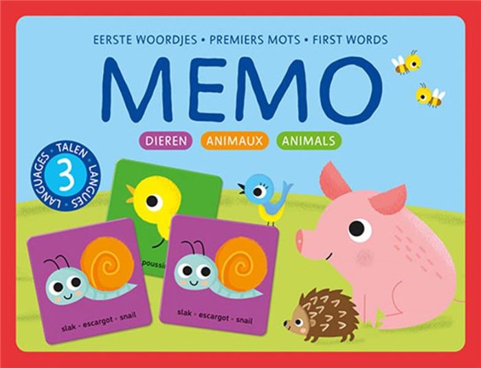 Emprunter Mémo premiers mots Animaux. Edition français-anglais-néerlandais livre