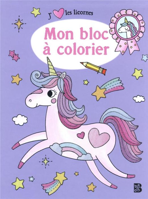 Emprunter Mon bloc à colorier Licornes livre