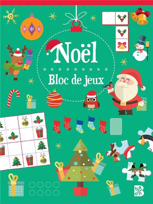 Emprunter Noël. Bloc de jeux livre