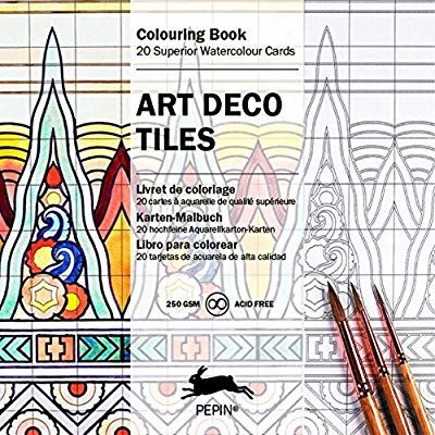 Emprunter ART DECO TILES, ARTISTS' COLOURING CARDS - TILE DESIGNS livre