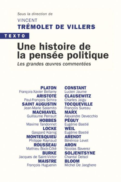 Emprunter Une histoire de la pensée politique. Les grandes oeuvres commentées livre