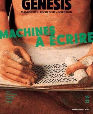 Emprunter Genesis N° 55 : Machines à écrire livre