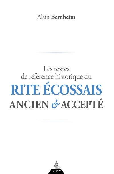 Emprunter Les textes de référence historique du Rite écossais ancien et accepté livre