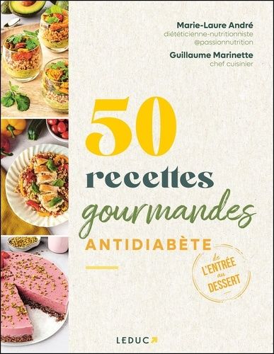 Emprunter 50 recettes gourmandes antidiabète livre