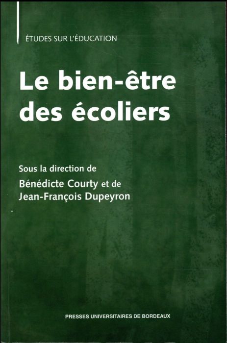 Emprunter Le bien-être des écoliers livre