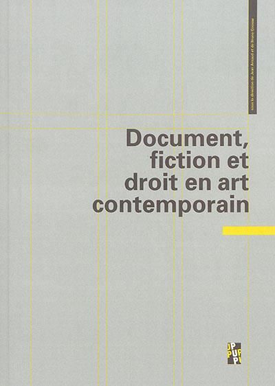 Emprunter Document, fiction et droit en art contemporain livre