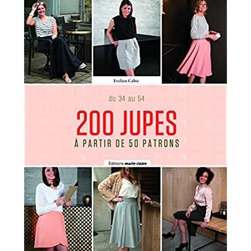 Emprunter 200 jupes à partir de 50 patrons. Tailles 34 à 54. Avec patrons livre