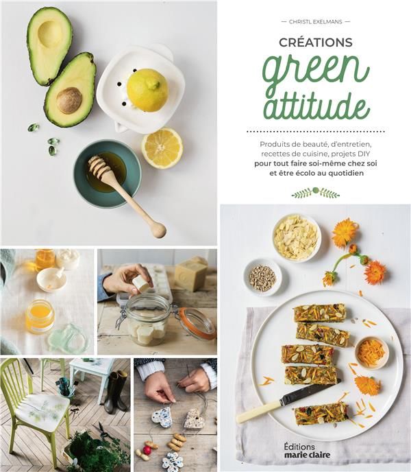 Emprunter Créations green attitude. Produits de beauté, d'entretien, recettes de cuisine, projet DIY pour tout livre