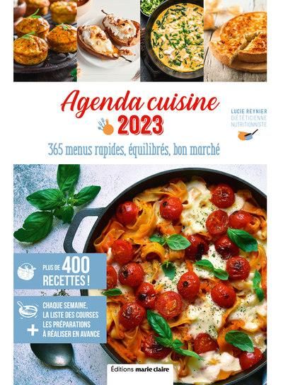 Emprunter Agenda cuisine. 365 menus rapides, équilibrés, bon marché, Edition 2023 livre