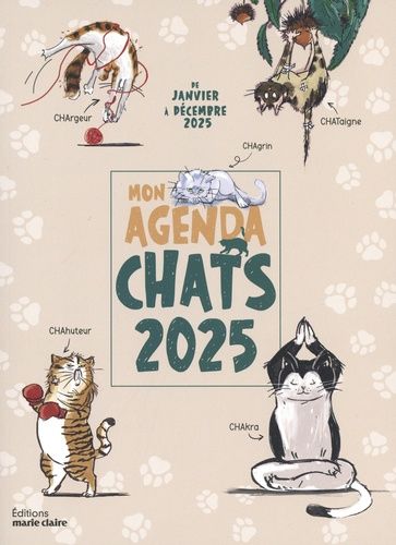 Emprunter Mon agenda chat. De janvier à décembre, Edition 2025 livre