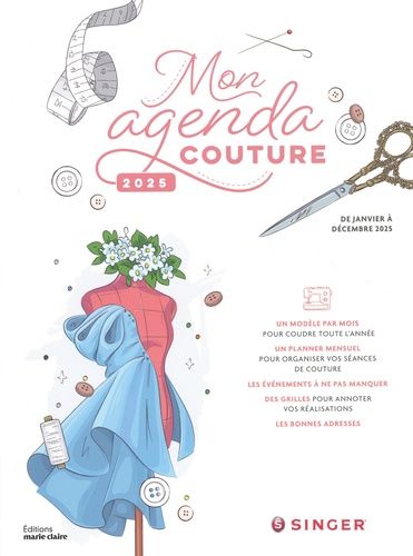 Emprunter Mon agenda couture. Edition 2025 livre