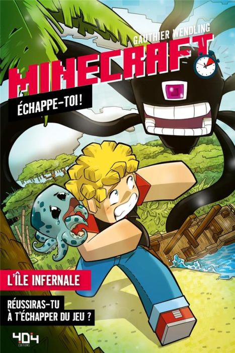 Emprunter Minecraft - Echappe toi ! : L'île infernale livre