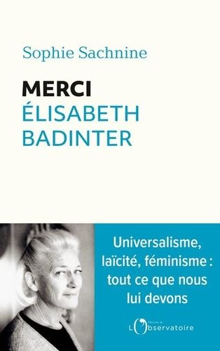 Emprunter Merci Elisabeth Badinter livre