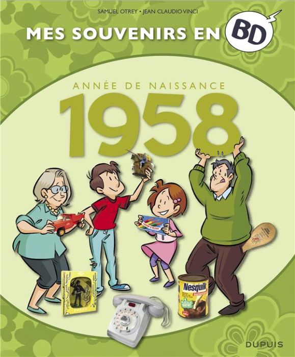 Emprunter Mes souvenirs en BD : Année de naissance 1958 livre