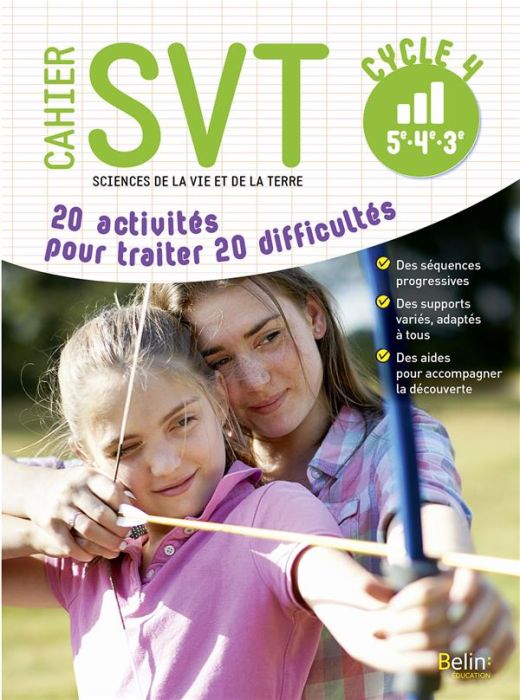 Emprunter Cahier SVT Cycle 4 (5e, 4e, 3e). 20 activités pour traiter 20 difficultés livre