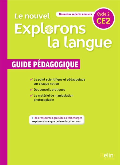 Emprunter Français CE2. Guide pédagogique, Edition 2020 livre