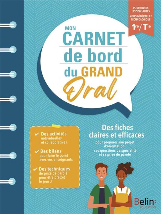 Emprunter Mon carnet de bord du grand oral 1re Tle toutes spécialités. Edition 2021 livre