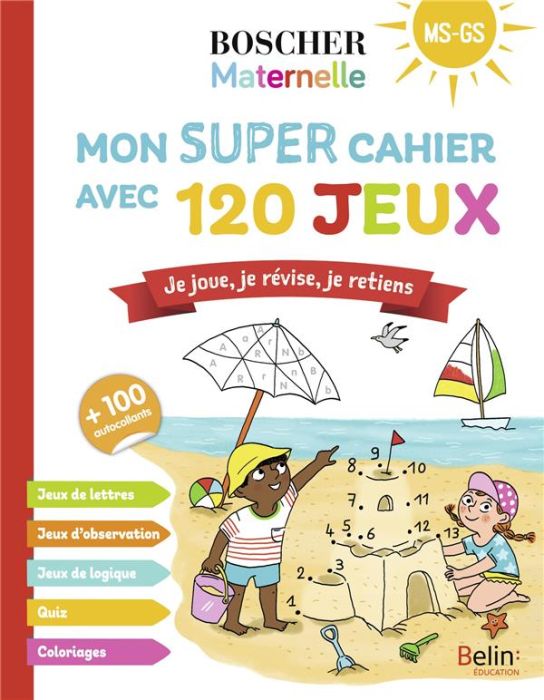 Emprunter Mon super cahier de 120 jeux MS GS. Je joue, je révise, je retiens livre