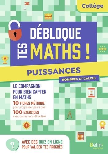 Emprunter Puissances collège Débloque tes maths livre