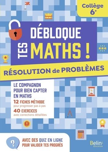 Emprunter Résolution de problèmes 6e Débloque tes maths livre