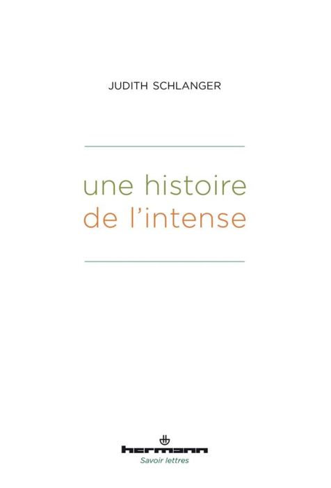 Emprunter Une histoire de l'intense livre