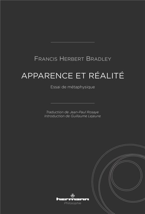 Emprunter Apparence et réalité. Essai de métaphysique livre