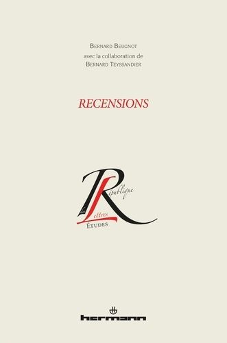 Emprunter Recensions livre