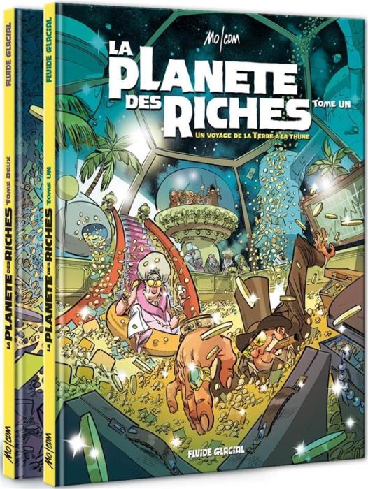 Emprunter La planète des riches : Pack en 2 volumes : Tome 1, Un voyage de la Terre à la thune %3B  Tome 2, La b livre