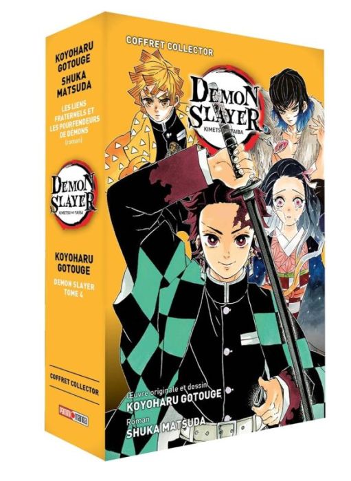 Emprunter Demon Slayer : Coffret collector Tome 4 + Roman jeunesse Tome 2 livre