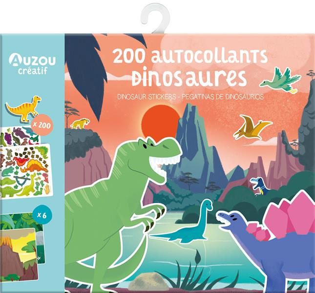 Emprunter 200 autocollants dinosaures livre