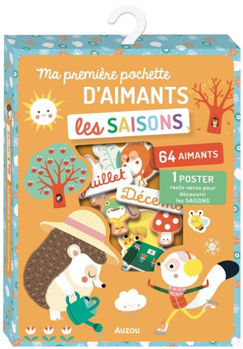 Emprunter Ma première pochette d'aimants Les saisons. Avec 64 aimants et 1 poster recto verso pour découvrir l livre