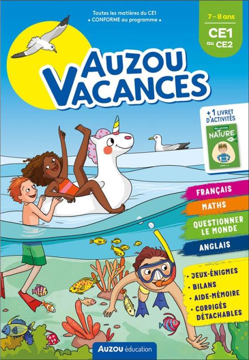 Emprunter Auzou vacances du CE1 au CE2. Edition 2022 livre